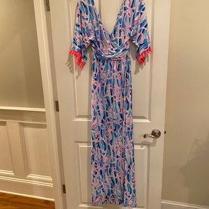 Lilly Pulitzer Parigi Maxi Dress Size Large